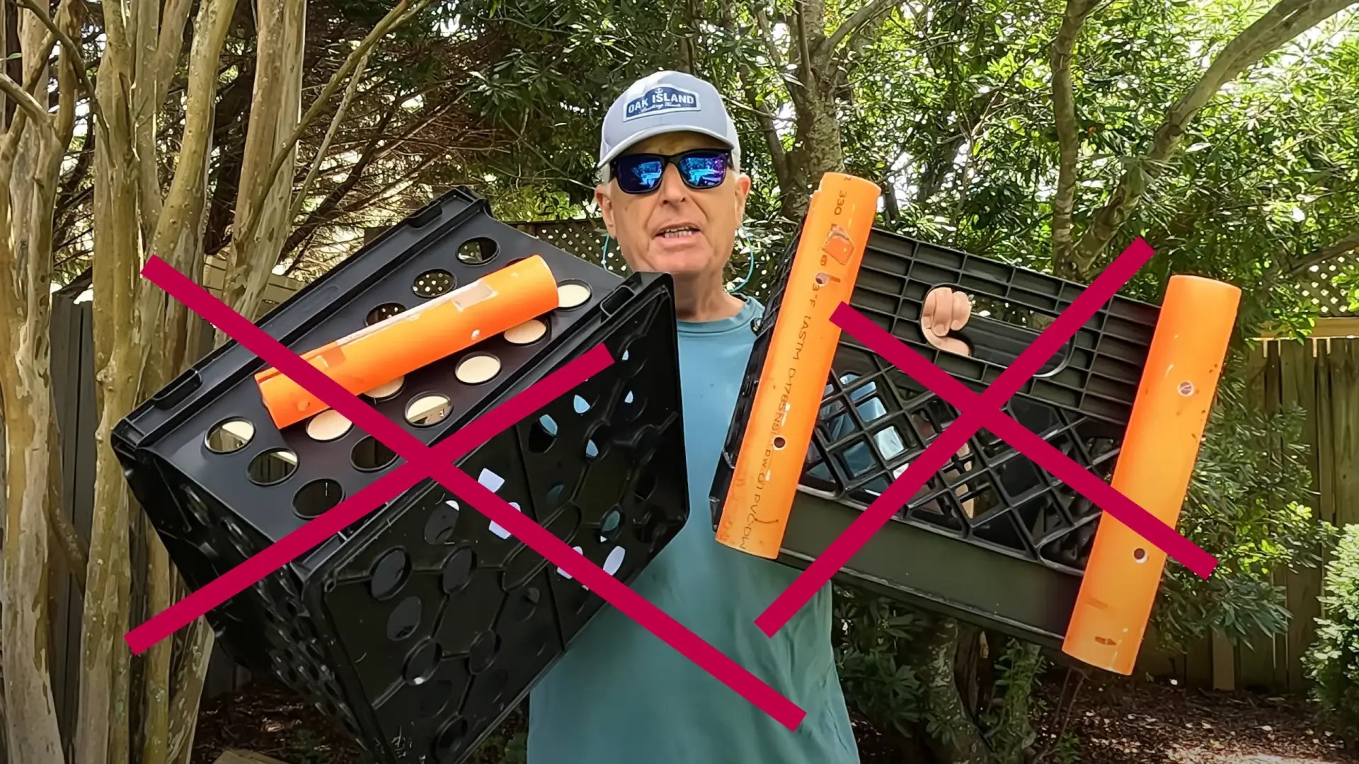 Kayak milk crate