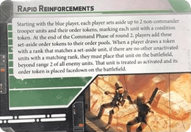 Enviroment - Rapid Reinforcements