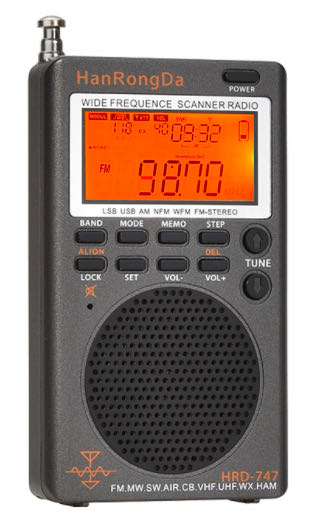 The new HanRongDa HRD-747 portable spotted on Ali Baba | The SWLing Post