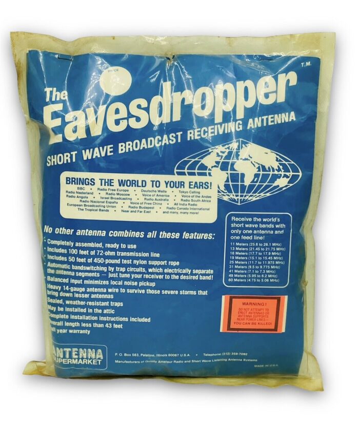 Jack remembers the Eavesdropper Antenna The SWLing Post