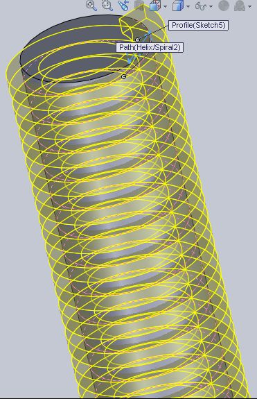 Solidworks Using Swept Cut With Solid Profiles In Solidworks - Download Amazing Colorful Image | High Resolution