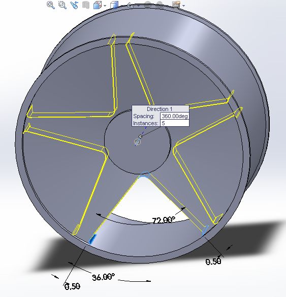 Solidworks Tutorial Alloy Wheel Solidworks Tutorials - Professional Gradient Picture - Desktop