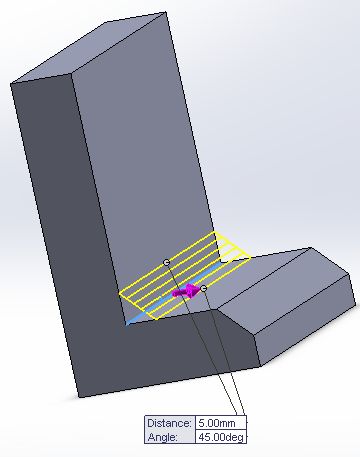 Solidworks Tips Tutorials 72 Using Chamfer With Keep Feature Option - Best Vintage Photos in Retina
