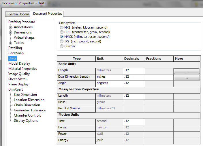 Solidworks Document Units Quick Select - Best Gradient Designs in HD