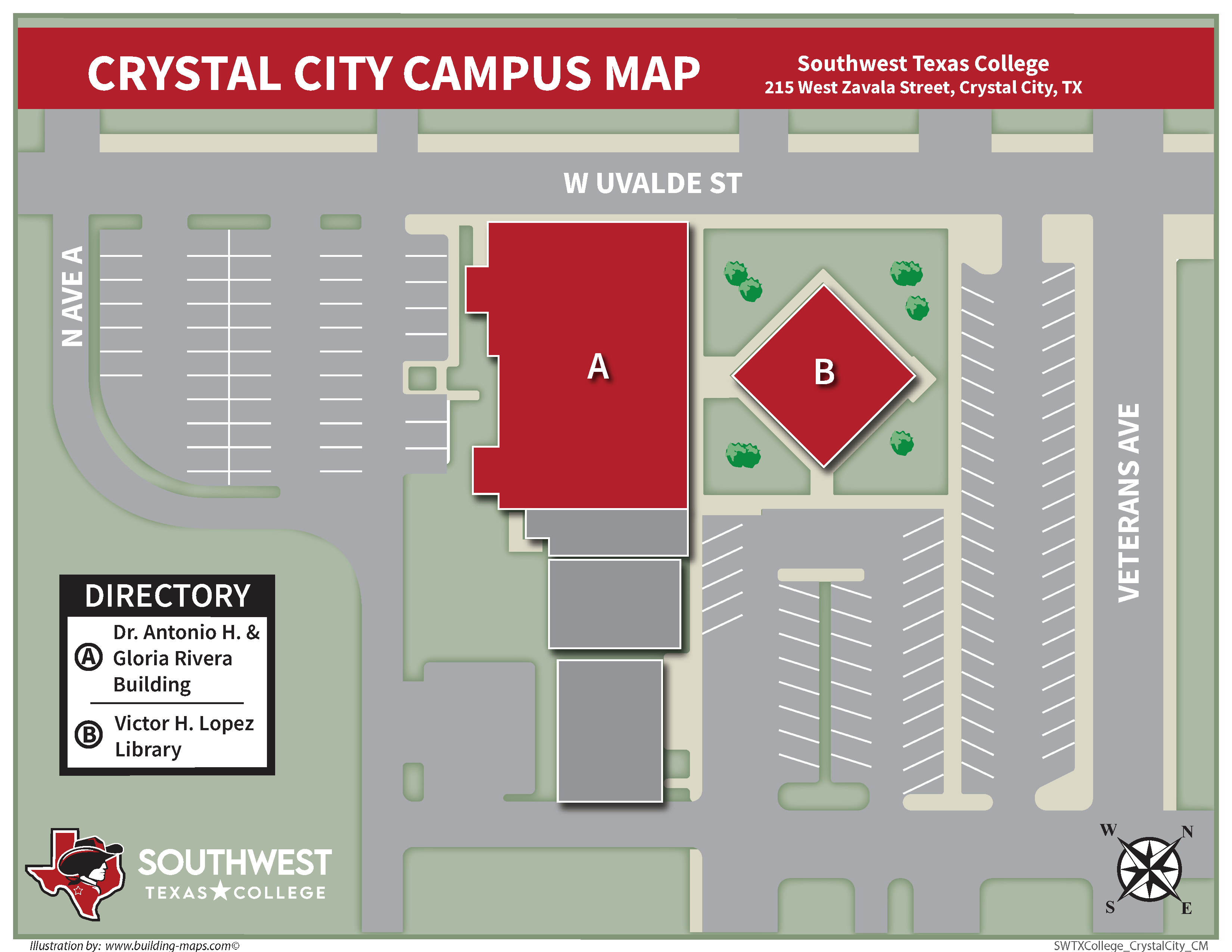 Crystal City SWTX Crystal City Campus Map 