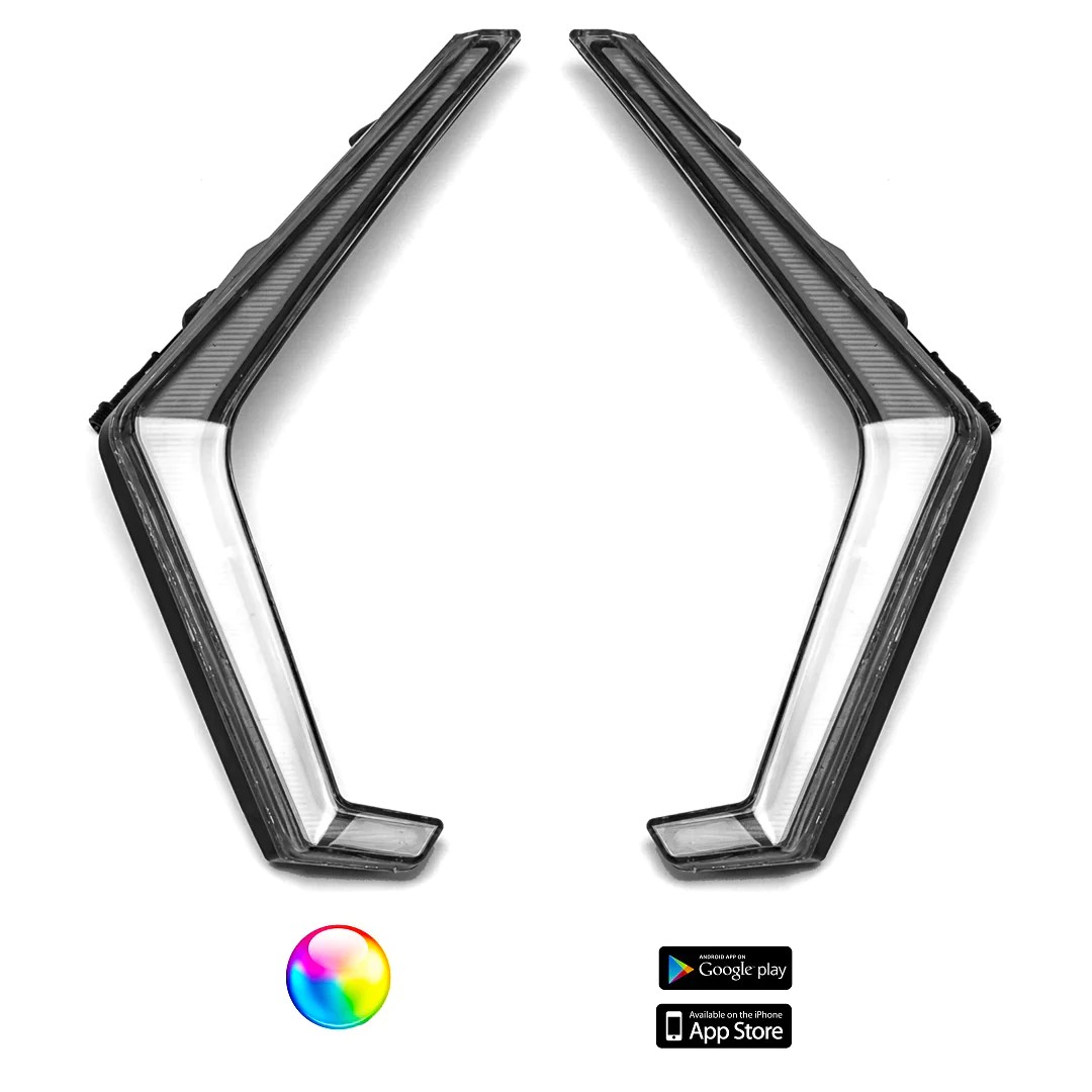 5150 WHIPS 187 STYLE RZR FANGS W CONTROL HARNESS