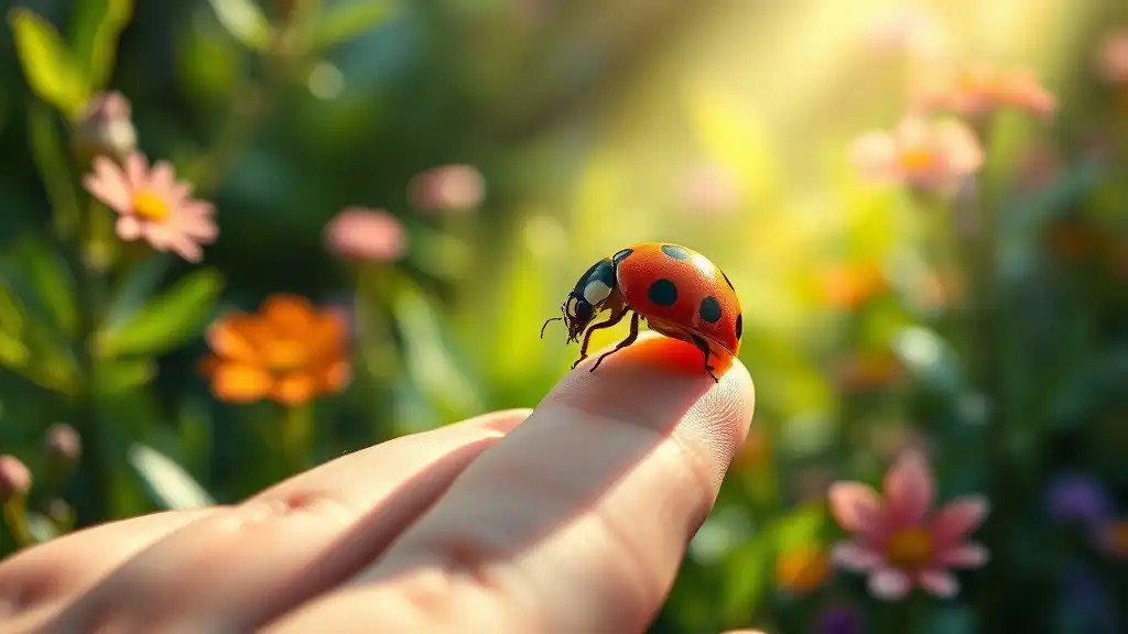 Spiritual meaning of ladybug landing on you: a blessed sign