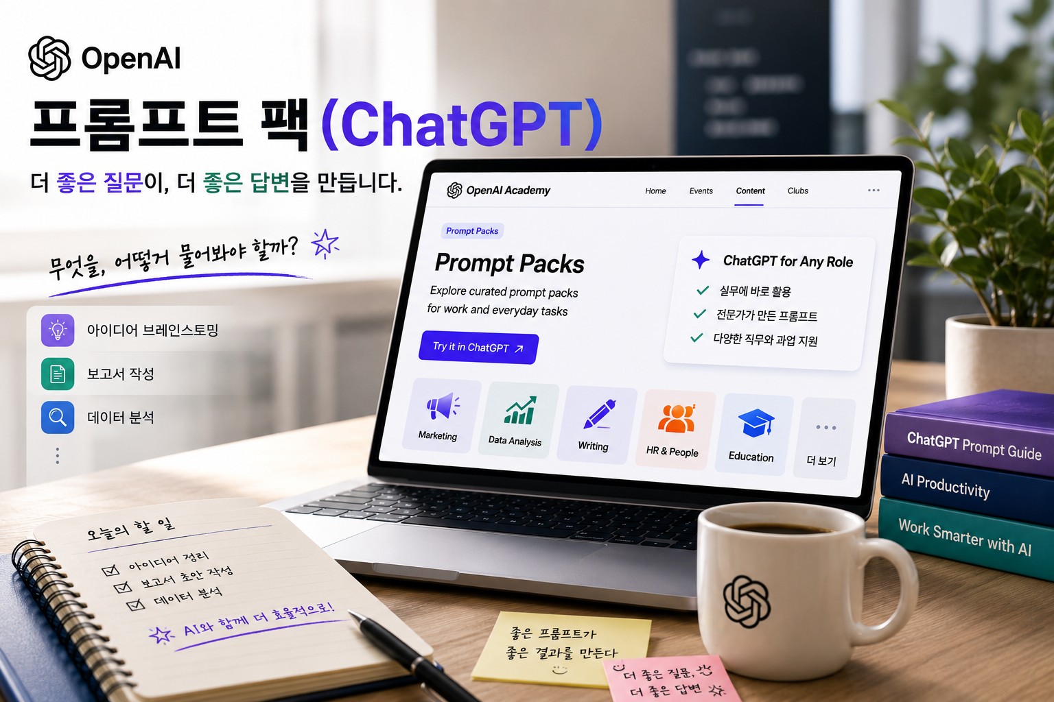 OpenAI 프롬프트 팩(ChatGPT)