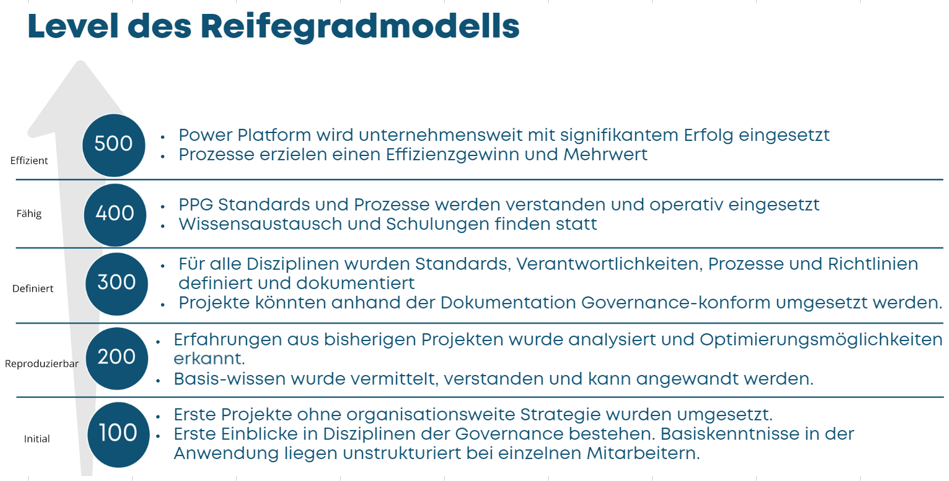 Level des Reifegradmodells