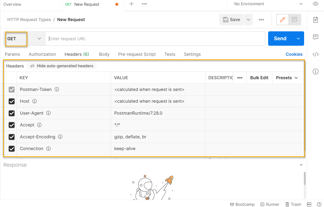 default request type
