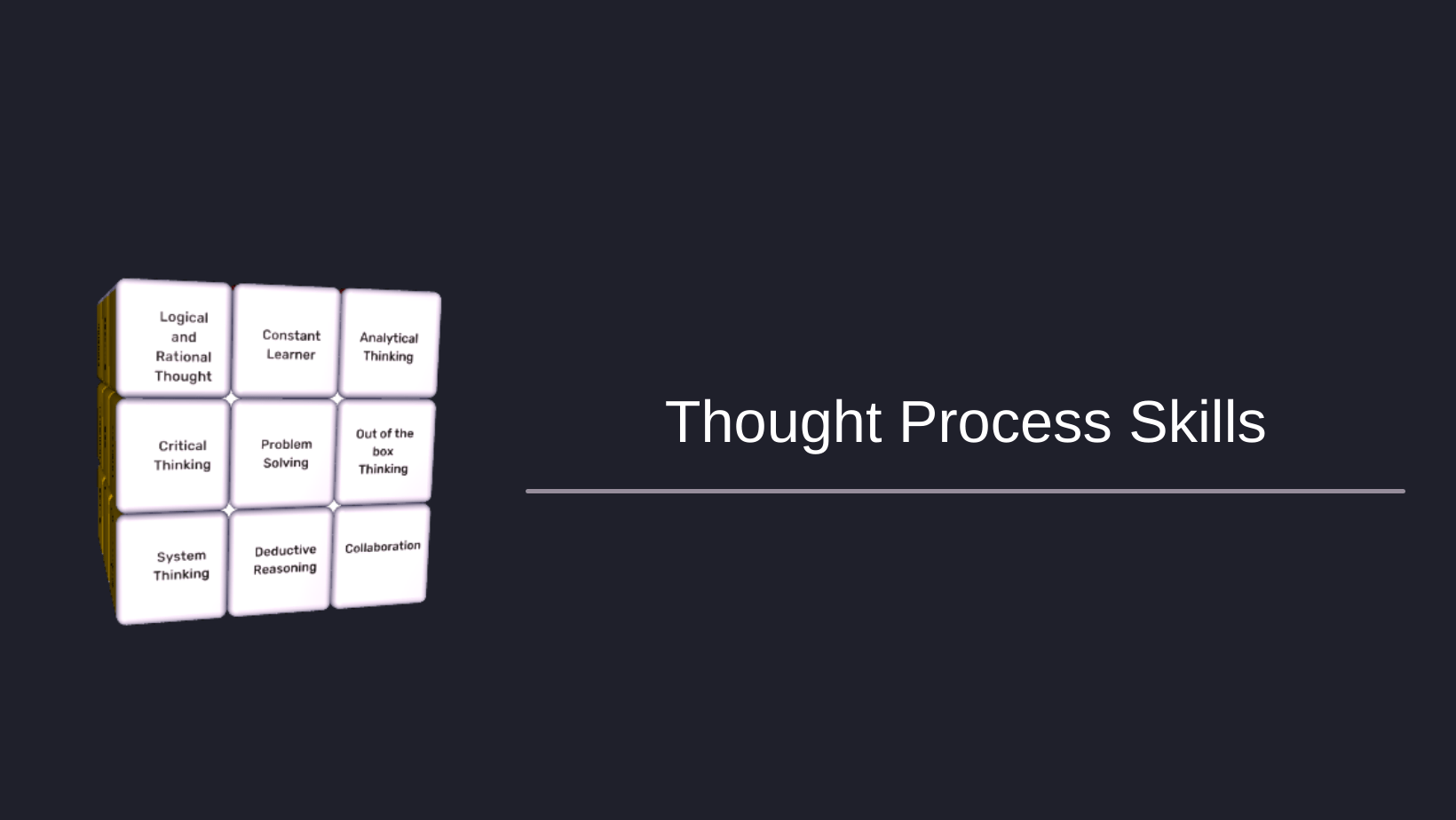 Thought Process skills