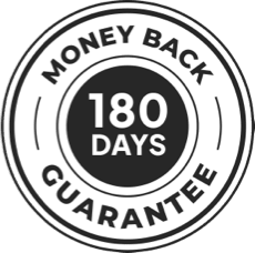 180-Day Money Back Guarantee