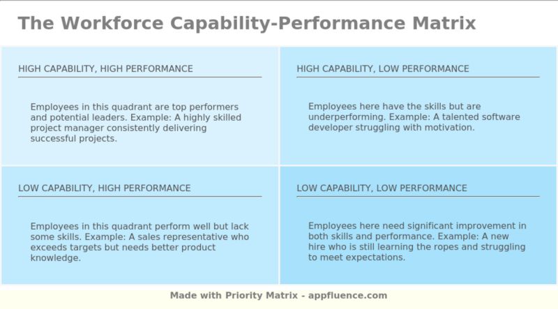 Workforce Capability Development Performance Alignment Matrix Free - Ocean Patterns - Perfect Mobile Collection