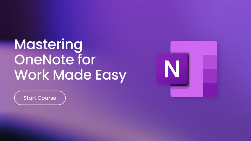 Mastering Onenote 2010 Made Easy Training Tutorial Training Tutorial - Professional Minimal Illustration - Desktop
