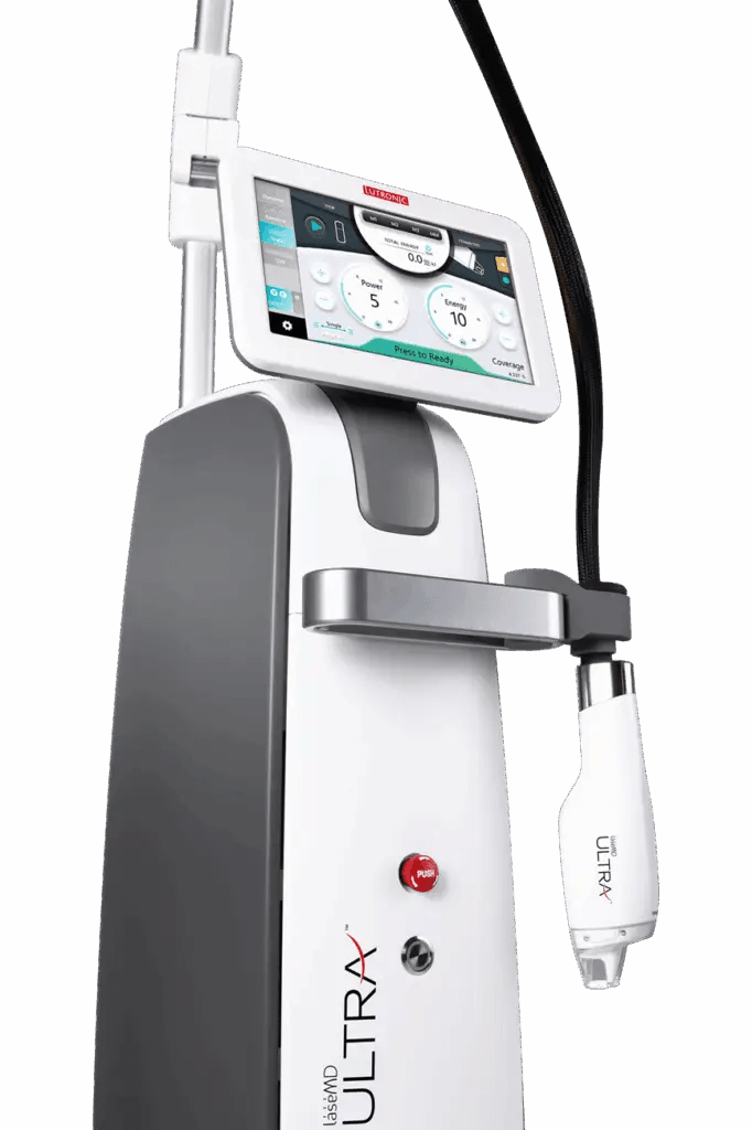 Lutronic® laser resurfacing device used in the Total Skin Treatment at SynergyO3, Encinitas.