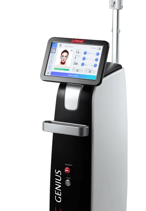 The Lutronic Genius RF microneedling system at SynergyO3 Medical, Encinitas.