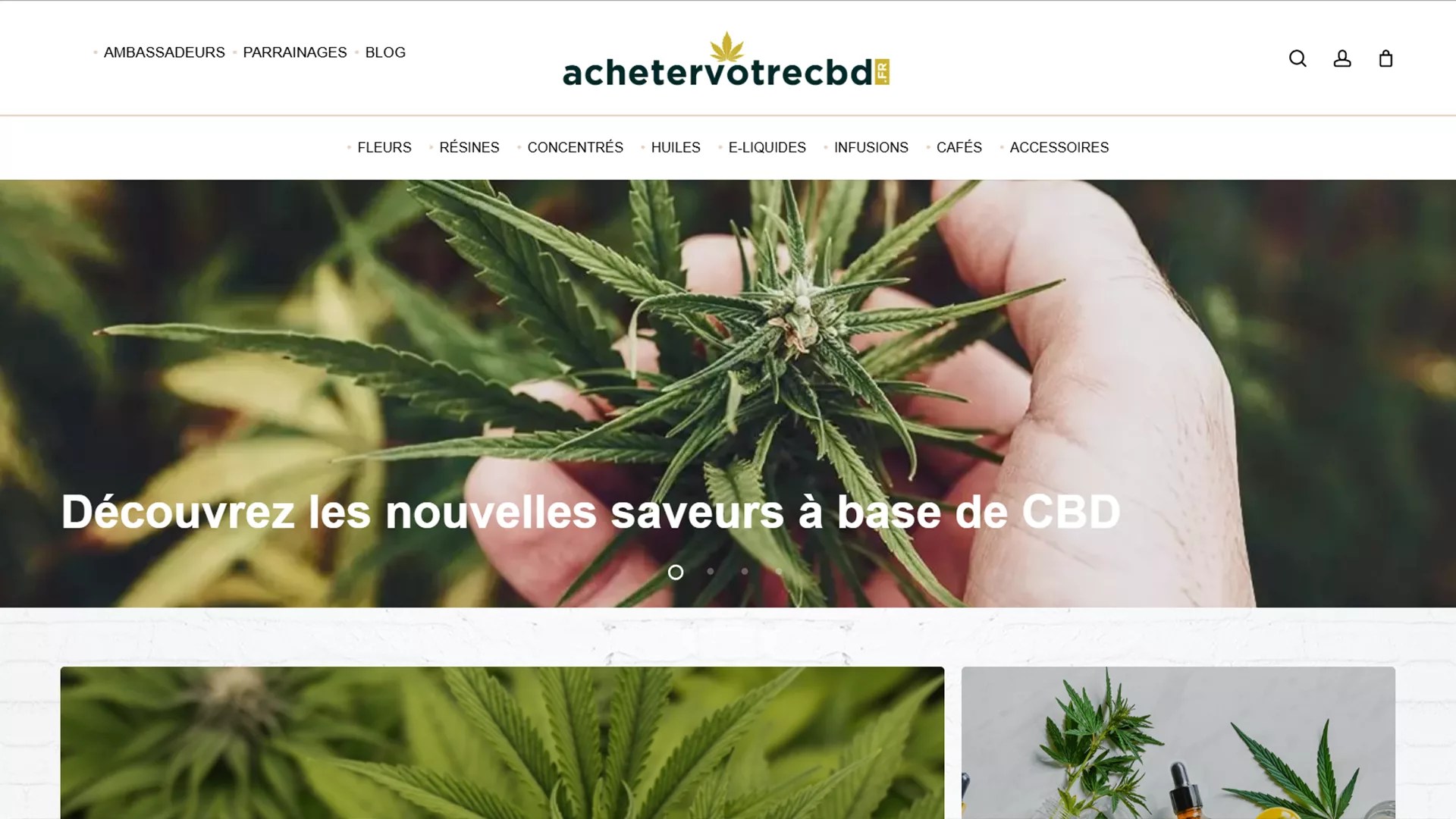 Site web : AcheterVotreCBD