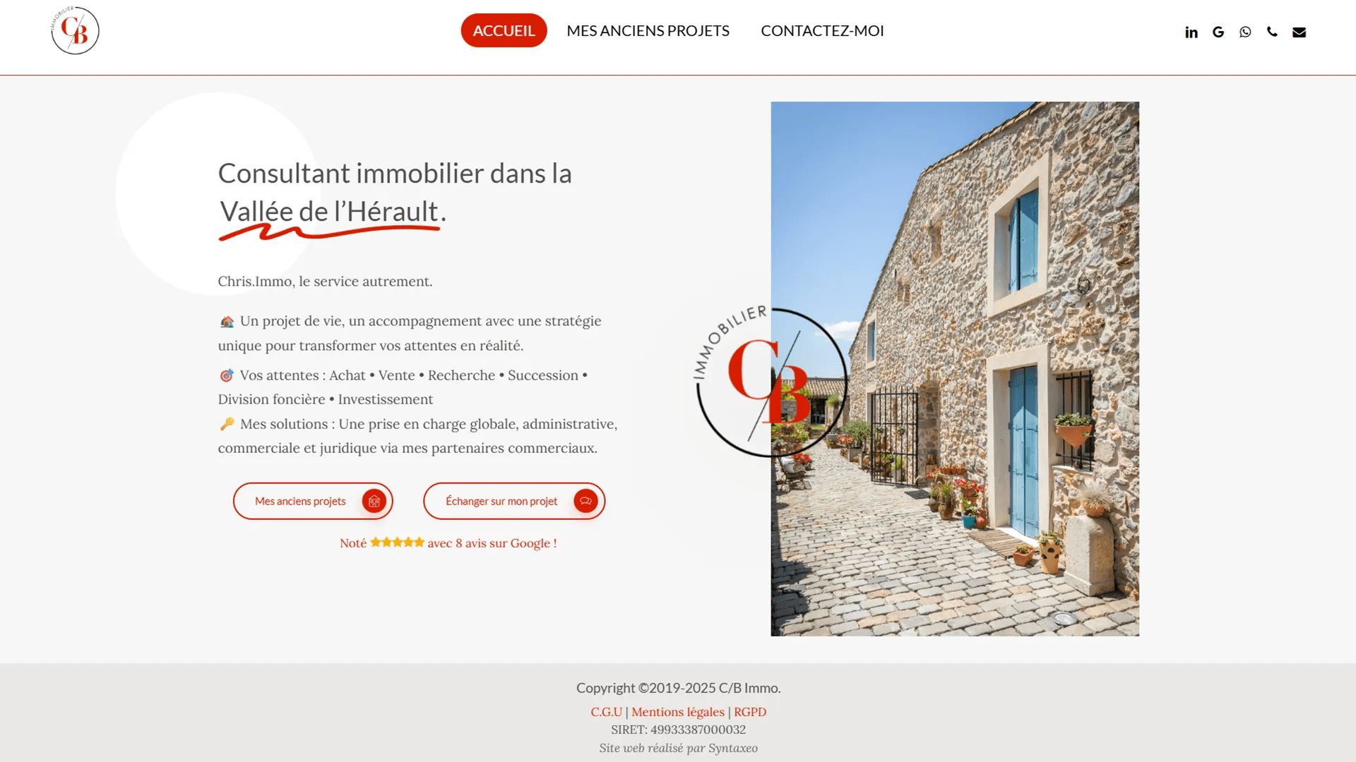 Site web : Chris.Immo