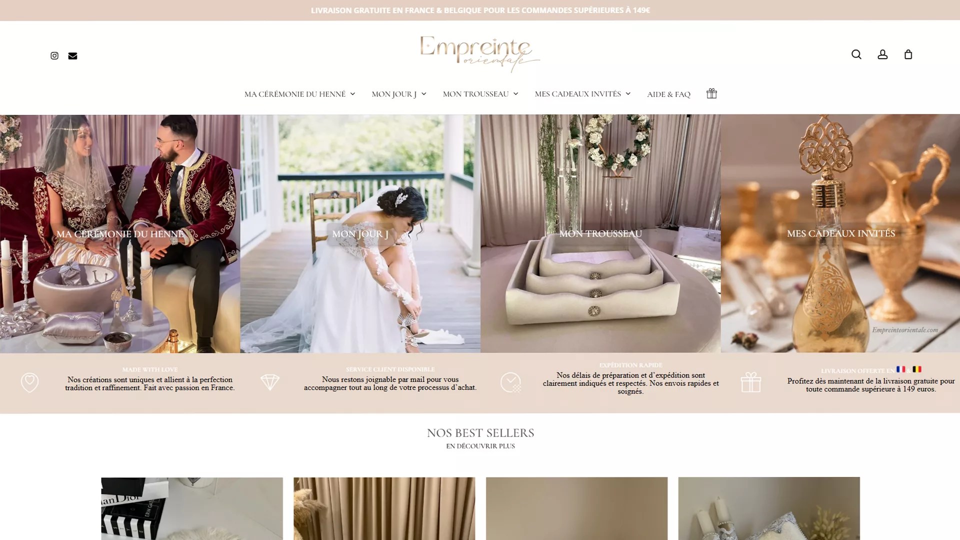 Site web : Empreinte Orientale