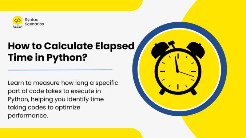 How To Print Elapsed Time In Python Syntax Scenarios - Retina Ocean Illustrations for Desktop