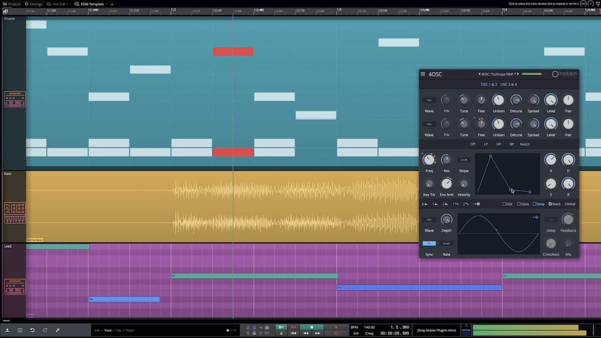 Tracktion Launch Waveform Free - Synth and Software