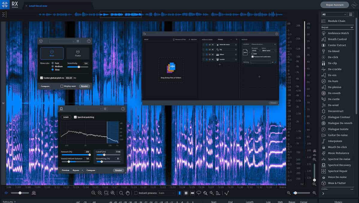 iZotope RX8 and RX Post Production Suite Post Suite 5 - Synth and