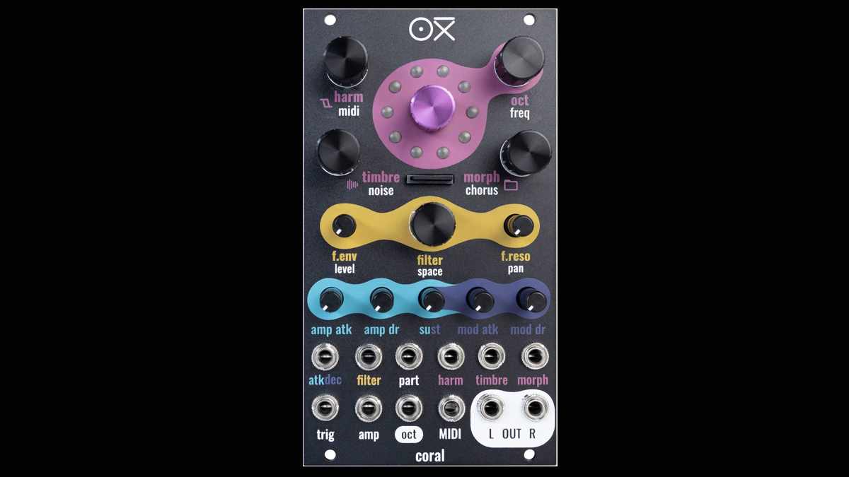 OXI Instruments Introduces Coral Multitimbral Eurorack Synth