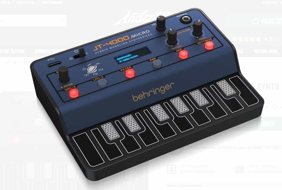 From Behringer and Dubreq: Micro Instruments, Mini Reviews - Synth