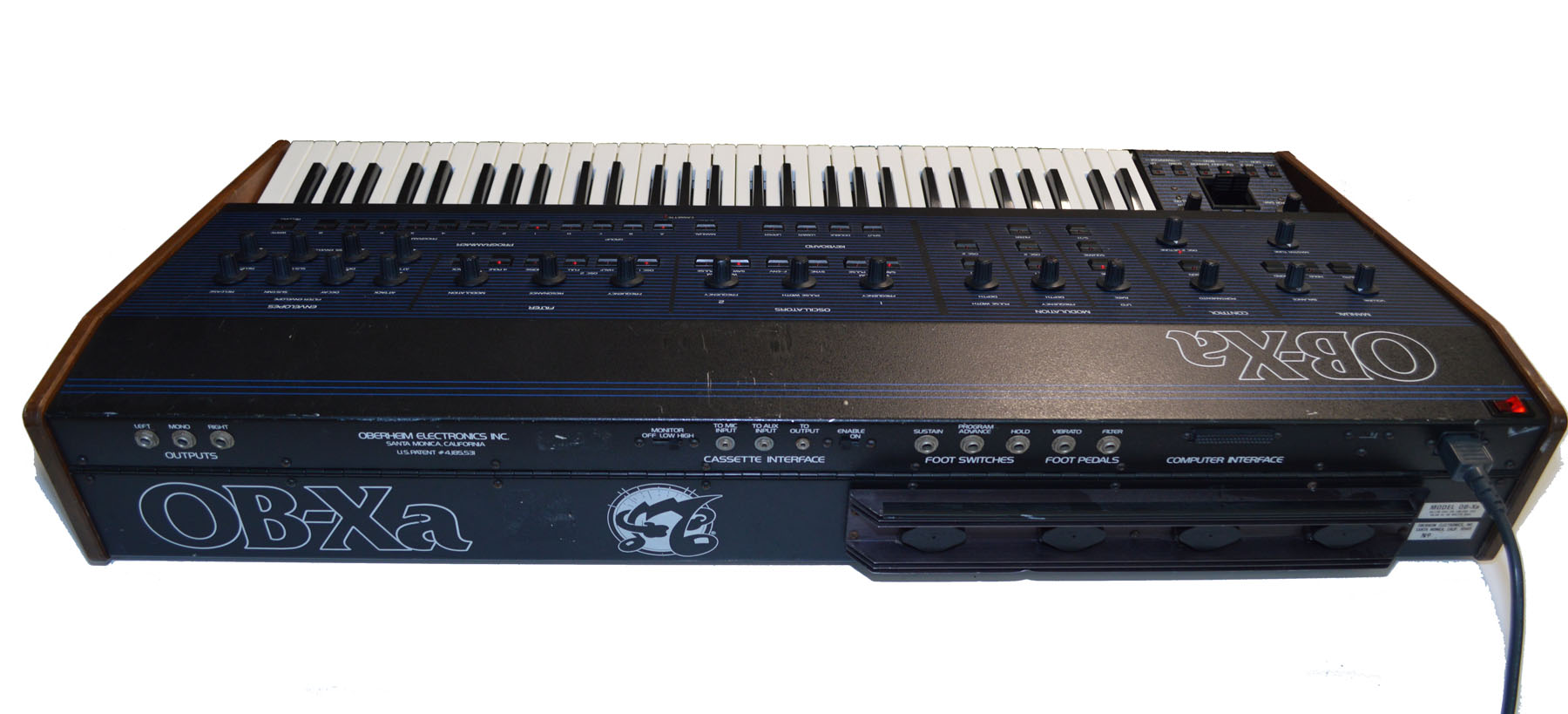 Vintage Oberheim OB-Xa 8 Voice Analog Synthesizer Keyboard