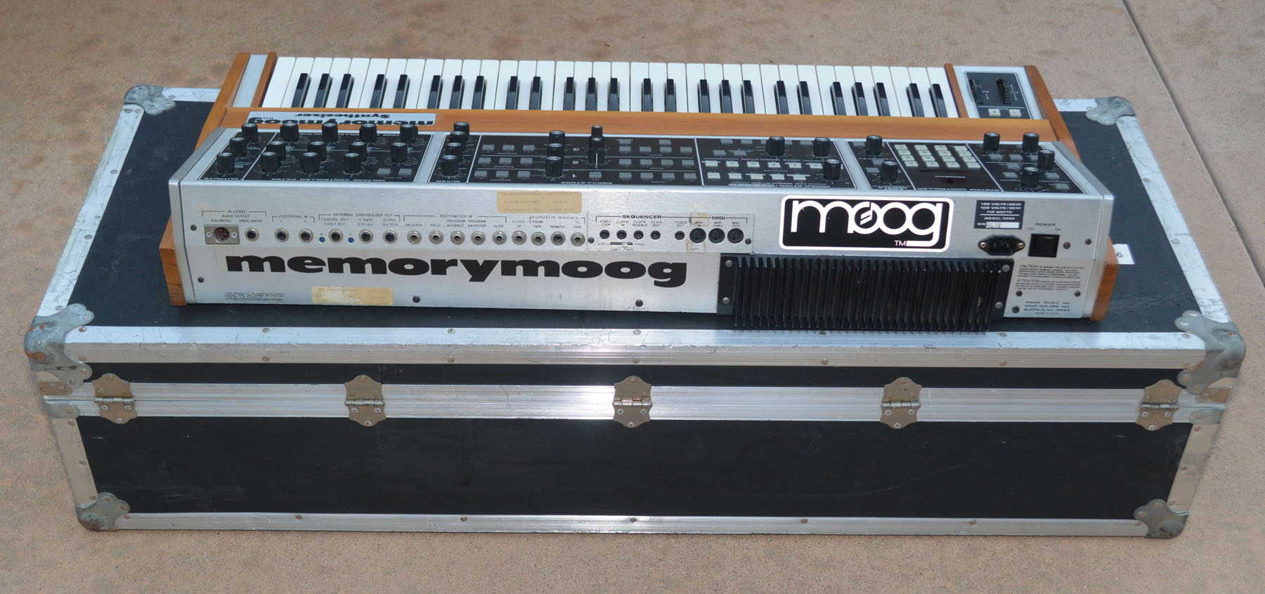 Vintage Moog Memorymoog Plus Synthesizer w/MIDI in Anvil Case