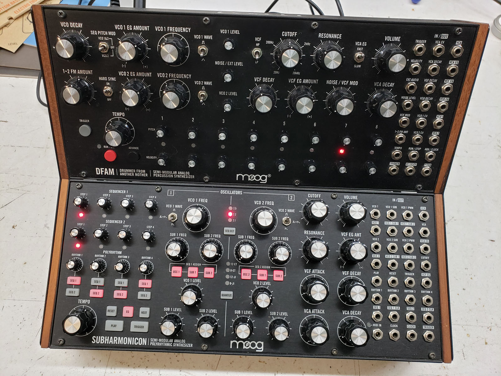 Moog Sound Studio 2: DFAM + Subharmonicon + 4 Channel