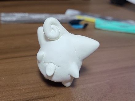 石粉粘土でポケモンフィギュアをつくろう！（ピィ編）