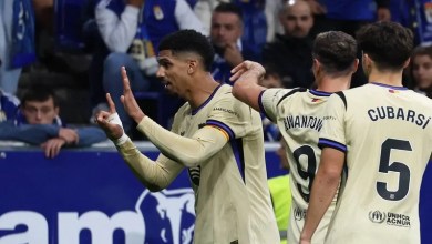 برشلونة يلاحق الريال بثلاثية في أوفييدو 12 1212081