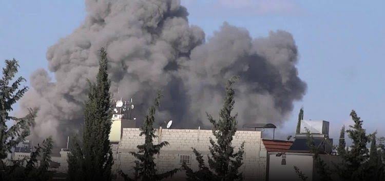 نفوق العشرات من الأغنام بغارات روسية في ريف حلب