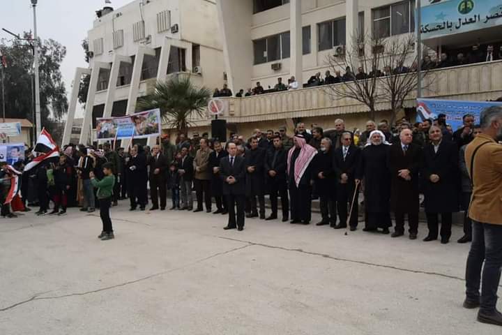 قوات سوريا الديمقراطية تفرّق مظاهرة طالبت بفك الحصار عن المربع الأمني بالحسكة