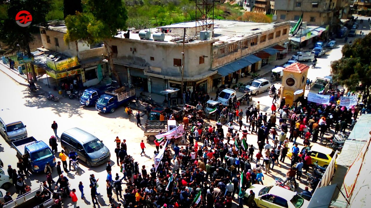 من مظاهرة #دركوش بريف #إدلب ضمن فعاليات إحياء  الذكرى العاشرة للثورة السورية. بعدسة: ريم مصطفى