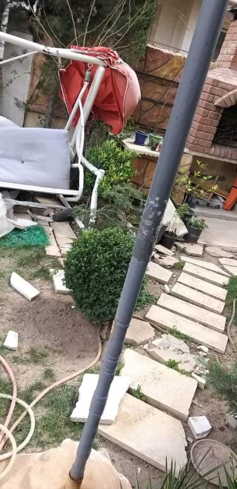 نجاة أفراد عائلة في دمشق من كارثة