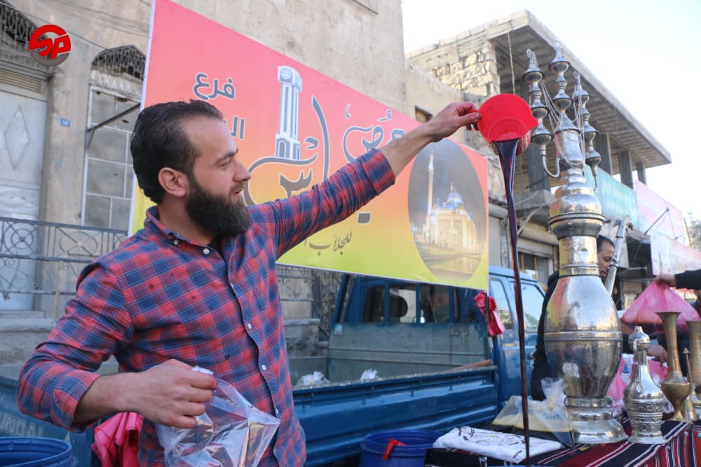 أجواء ما قبل الإفطار في أسواق مدينة #الباب بريف #حلب. بعدسة: محمود المعرواي