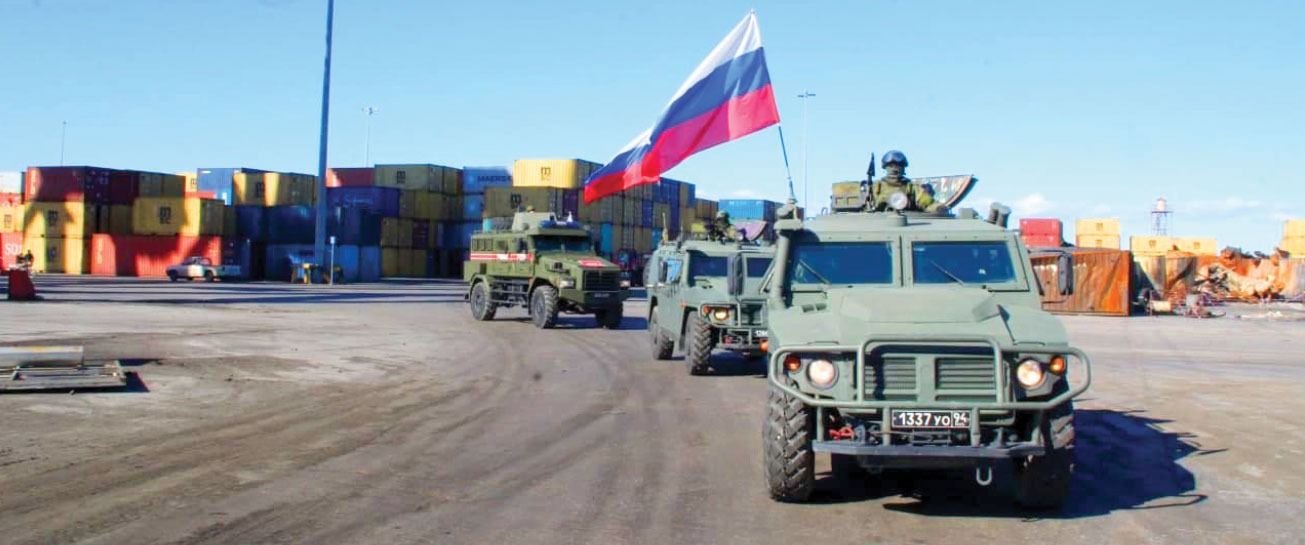 الدفاع الروسية تكشف سبب تسيير دورياتها في مرفأ اللاذقية