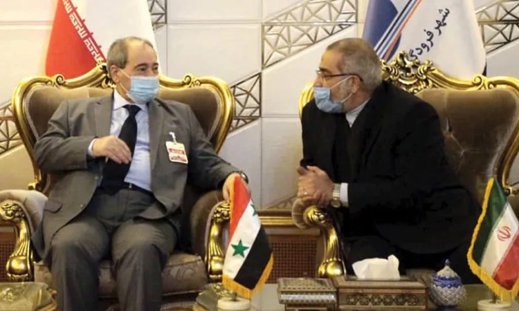 فيصل المقداد ونظيره الإيراني “يهددان أمريكا وإسرائيل بالرد على استهداف المنطقة”