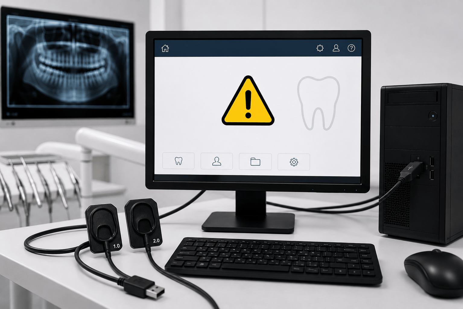 Everything is Installed and Connected, So Why Can’t CADI Detect the DentiMax Sensor?
