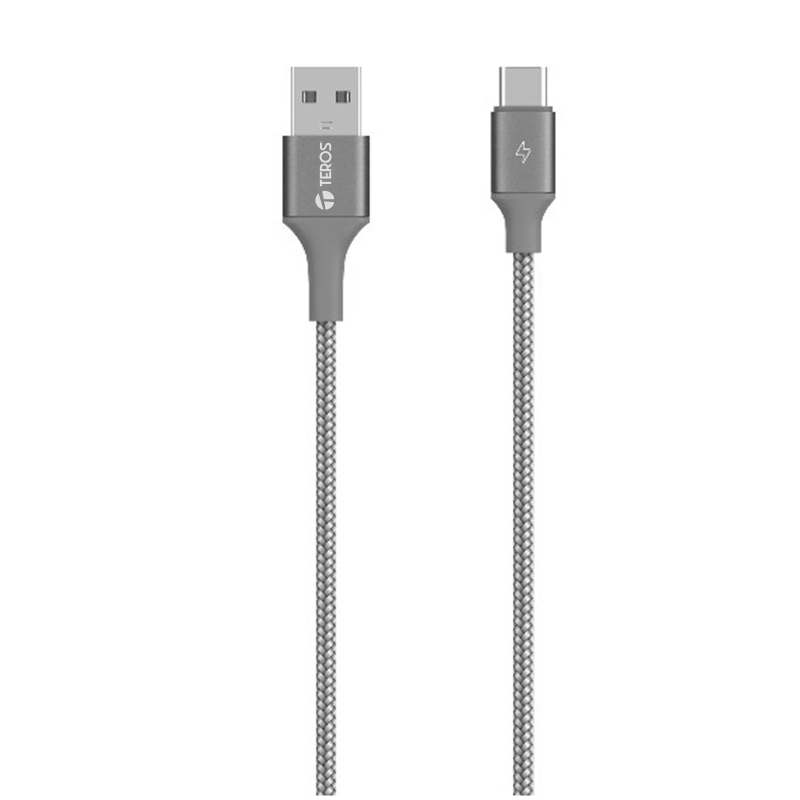 Cable USB TEROS TE-70211W, Tipo A a Tipo C, 3A, 60W