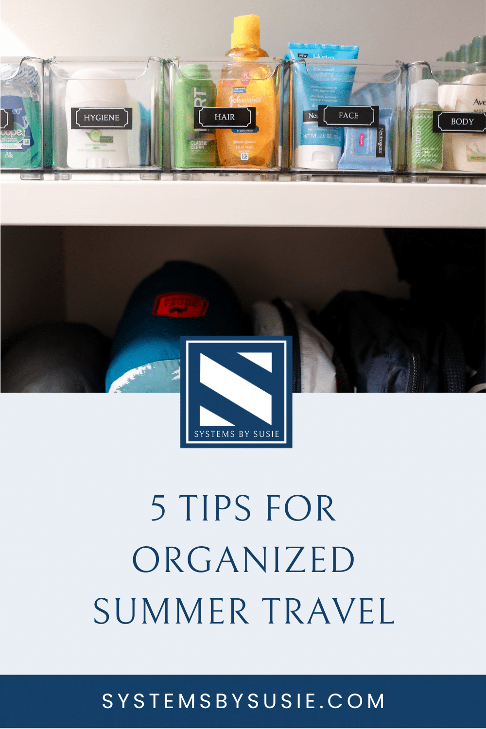 "Road Trip!" 5 Tips for Organized Summer Travel - Systems By Susie