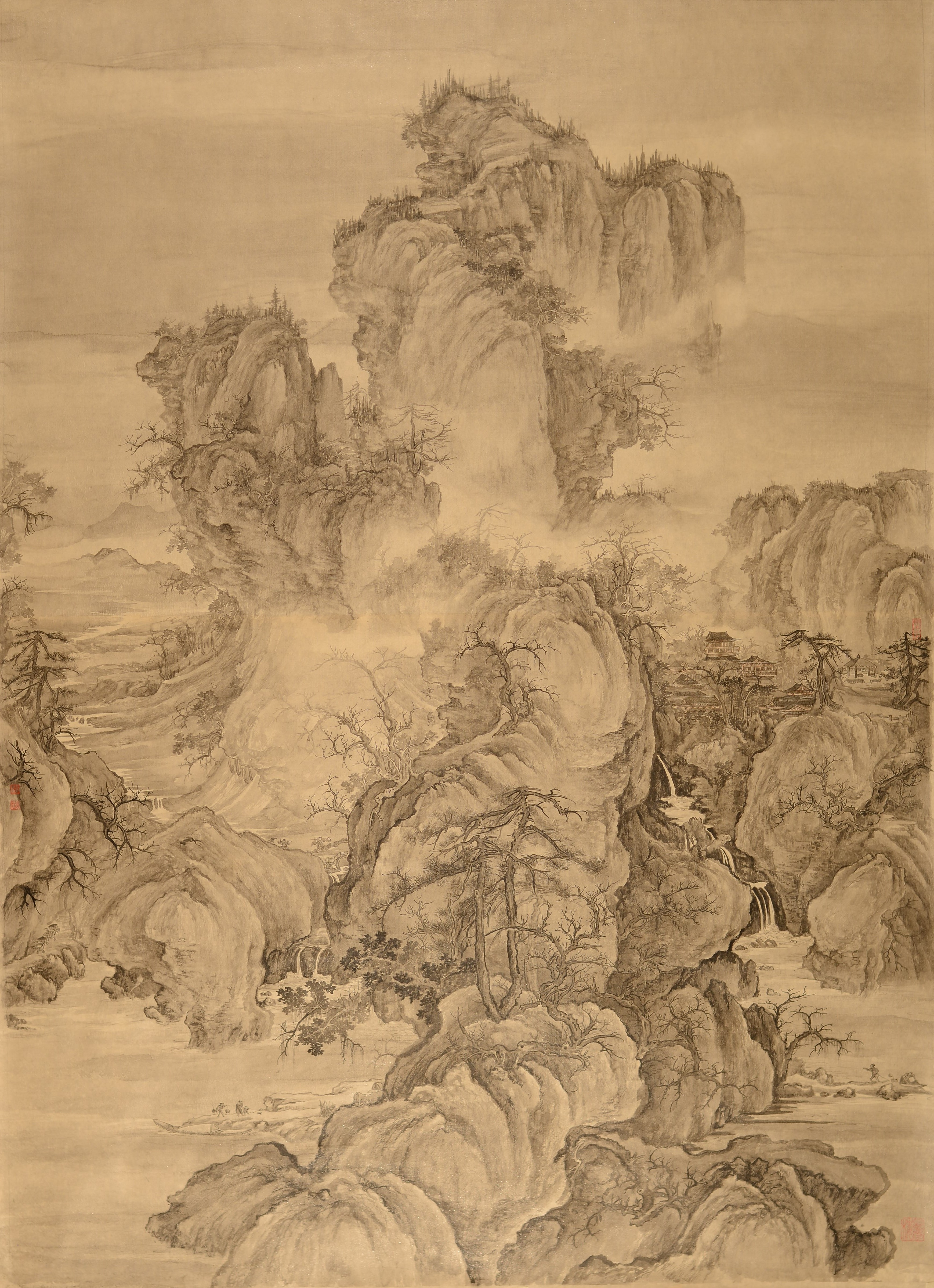 萬壑松風圖作者從李唐 萬壑松風圖 淺析南北宋山水畫風格演變 Tbtky