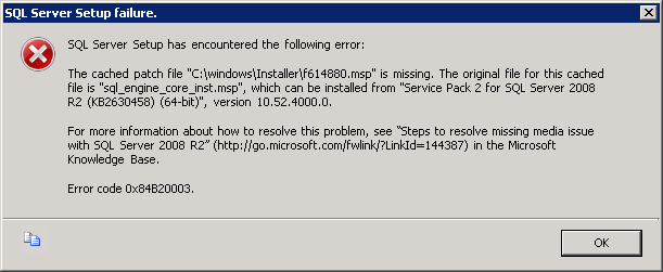 SQL Server Error