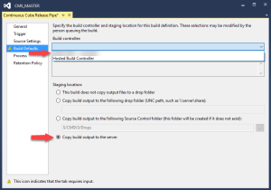 Build Definition Build Defaults