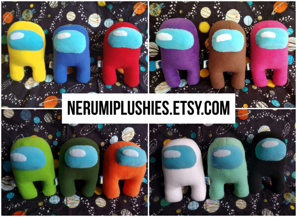 2020 10CM Soft Plush Among Us Plush Among Us Game Toy ...