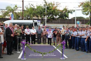 Purple Hearts Parking Dedication Honolulu Ford