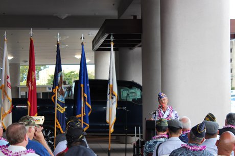 Purple Hearts Parking Dedication Honolulu Ford