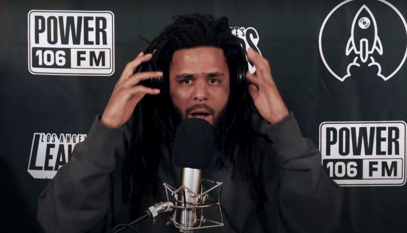 Get Em High J Cole Freestyles Over 93 Til Infinity Mike Jones - High Quality Minimal Illustration - High Resolution